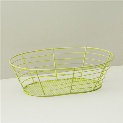 Canasta alambre oval color