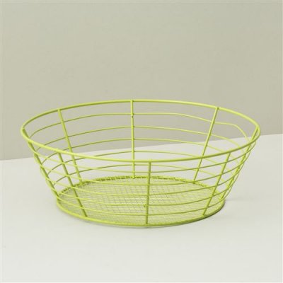 Canasta alambre redonda color