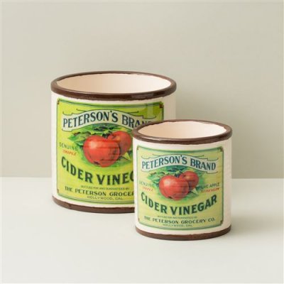 Maceta ceramica redonda Set x2