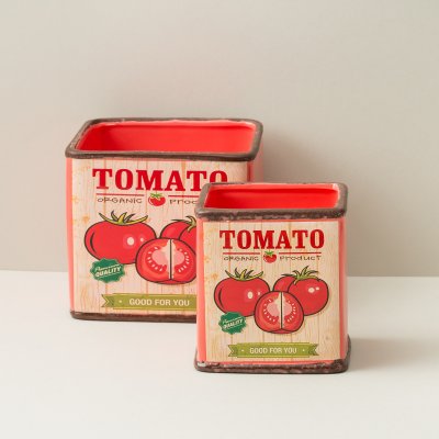 Maceta ceramica cuad chica