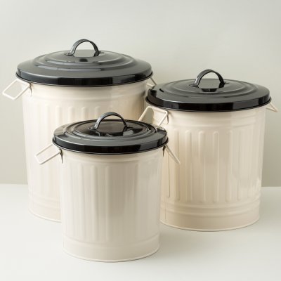 Laundry setx5 crema tapa negro