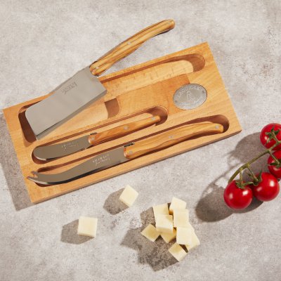 Cheese Set Olive Wood