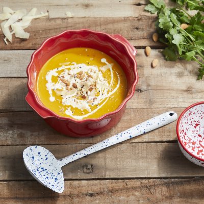 Fuente de Souffle Roja 24cm