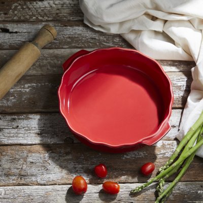 Fuente Redonda Roja 26cm