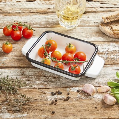 Fuente 14cm Luna borde Negro