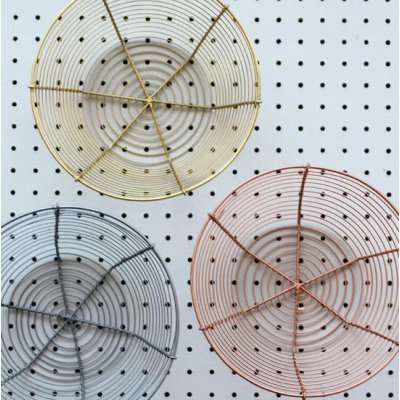 Canasto tokyo redondo oro