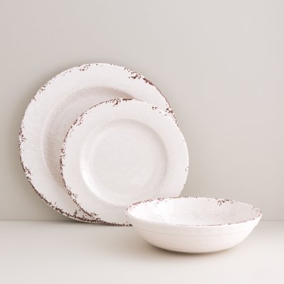 Setx3 Platos Melamina Crudo