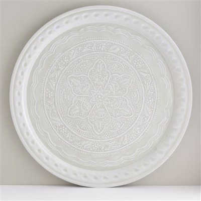 Bandeja gris claro 52cm