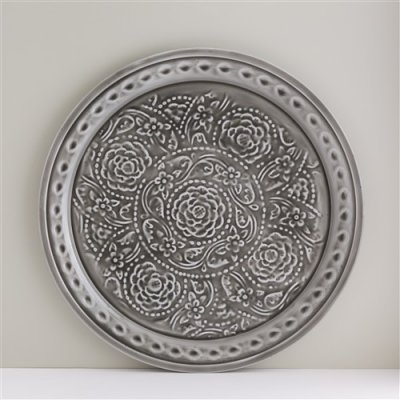 Bandeja gris oscuro 47cm