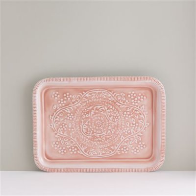 Bandeja rosa 37x27cm