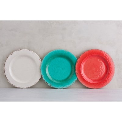 Plato Playo 27.5cm Rustic Melamina Coral