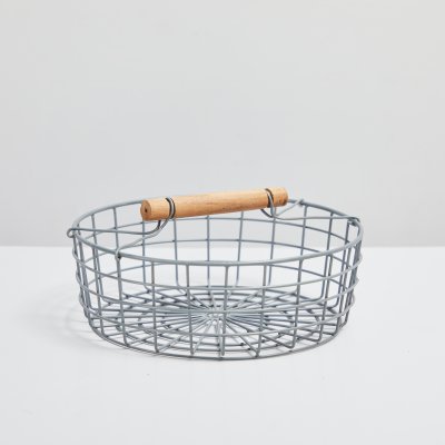 Canasta Bombay redonda zinc