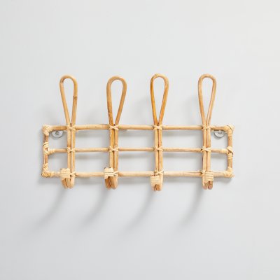 Perchero de pared ratan