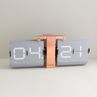 Reloj Flipping Gris