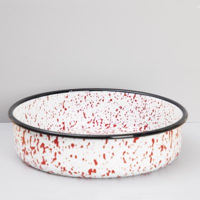 Fuente Redonda 26cm Ginny Rojo