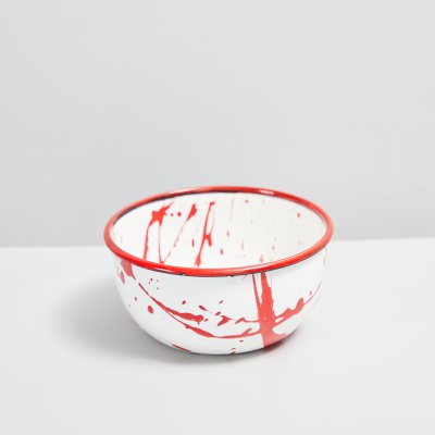 Bowl 12cm Manchado Rojo