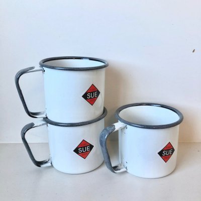 Jarro 8cm Luna Borde Gris