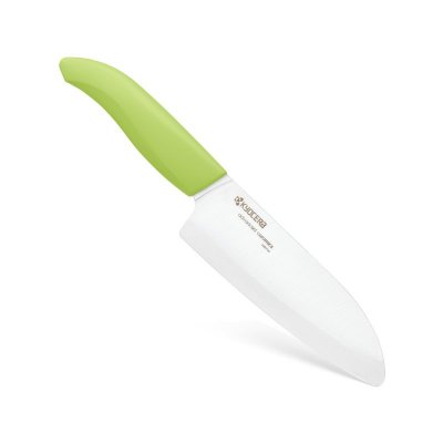 Cuchillo Santoku 14cm Verde