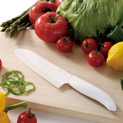 Cuchillo Santoku 14cm Blanco