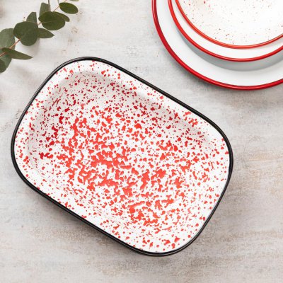 Fuente Honda 32cm Ginny Rojo