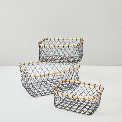 Set x3 Canastas rectangulares