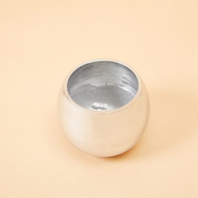 Porta velas Kollam Plateado